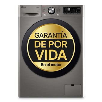 Máquina de Lavar e Secar Roupa LG F4DR7010SGS | 9/6 Kg | 1360 RPM | D | Aço inoxidável - 1