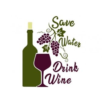 Stencil Acrilex 300021537 | Vinho 3 | 21x15cm - 1