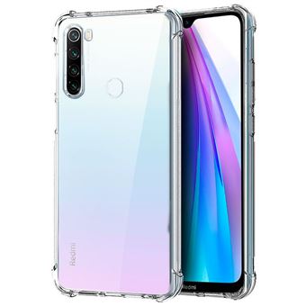 Capa traseira para Xiaomi Redmi Note 8T COOL em Gel com Cantos Reforçados Transparente - 1