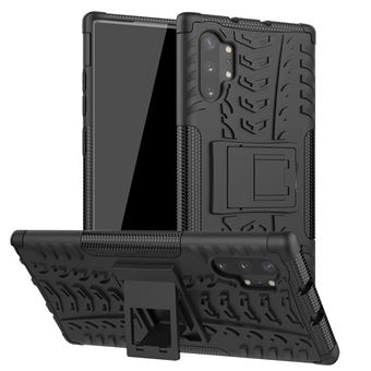Capa Magunivers de TPU Combinação Legal de Pneus Padrão com Muleta Preto para Samsung Galaxy Note 10 Plus 5G/Note 10 Plus - 1