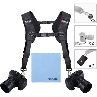 Arnês de Alça Dupla de Ombro para 2 Câmaras Zyoto - 1