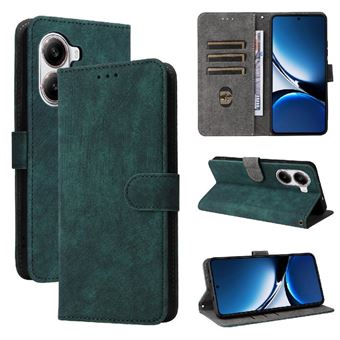 Capa ZURSANA para Xiaomi Poco X7 Pro 5G | Pele Sintética | Fecho Magnético | Compartimento para Cartões com Bloqueio RFID | Verde - 1