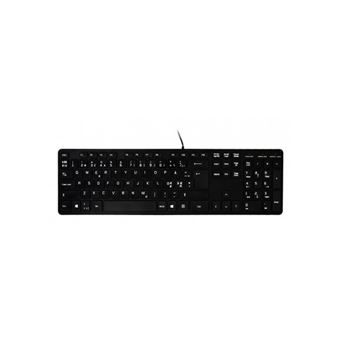 Teclado com Fios Port Designs 900752-FR | Idioma: Francês | Preto - 1