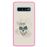 Capa Hapdey Para Samsung Galaxy S10 Design Dia Dos Mortos Senhora Caveira de Açúcar Capa de Silicone Flexível Em TPU - Rosa_0