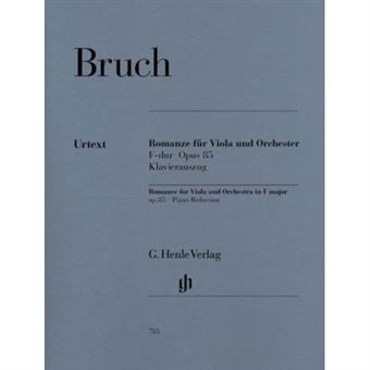 Partitions classique HENLE VERLAG BRUCH M. - ROMANCE FOR VIOLA AND ORCHESTRA F MAJOR OP. 85 Alto - 1