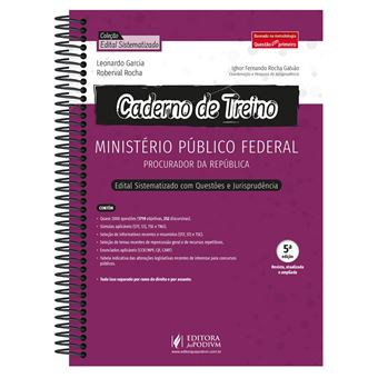Caderno De Treino- Ministério Público Federal - Procurador Da República - 1