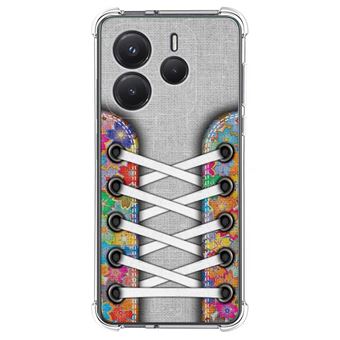 Capa TUMUNDOSMARTPHONE de silicone à prova de choque para Xiaomi Redmi Note 14 5G Sneakers Design 04 Desenhos - 1