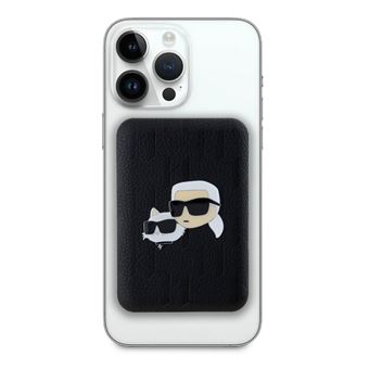 Powerbank Karl Lagerfeld | MagSafe | 5000mAh | Design de Cabeças Karl e Choupette | Preto - 1