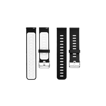 Pulseira de Silicone macio WISETONY para HUAWEI Watch GT / Honor Magic/Amazfit 1/2 / HUAWEI Watch 2/pro Preto e Branco - 1