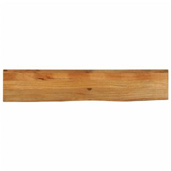 Tampo de mesa vidaXL | com borda viva | 160x30x2,5 cm | mangueira maciça - 1