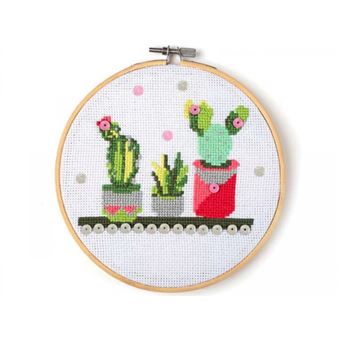 O meu 1º Kit de Bordar Graine Creative | Catos - 1