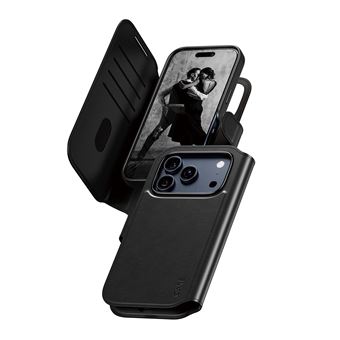 Capa para Telemóvel PanzerGlass CARE™ by PanzerGlass® Tango 2-in-1 Wallet Case w. MagSafe iPhone 17 Pro | Preto - 1