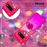 Capa Magunivers de TPU Rhinestone decor Glitter Quicksand Gradiente com Fivela de Anel dedo Vermelho/Roxo para Samsung Galaxy S10_1