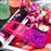 Capa Magunivers de TPU Rhinestone decor Glitter Quicksand Gradiente com Fivela de Anel dedo Vermelho/Roxo para Samsung Galaxy S10_2