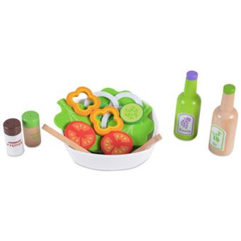 Conjunto de Salada em Madeira Moni | 12 Peças - 1