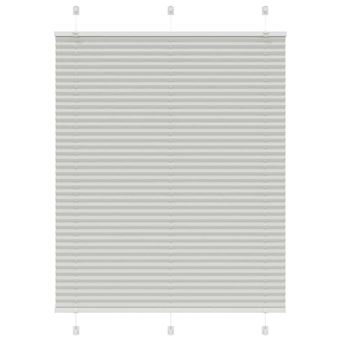 Plissada Cega vidaXL |  Cinzento Luz  |  105x100 cm | Largura Tecido 104,4cm - 1