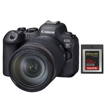 Canon EOS R6 II Kit RF 24-105mm IS USM+SanDisk 128GB Extreme Pro CF CFexpress Card Type B (SDCFE-128G) - 1