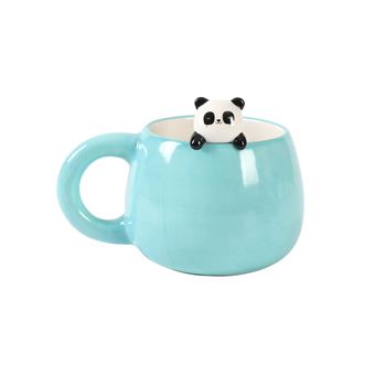 Caneca de Cerâmica Charm I-Total Xl2566 Panda Azul | 450 ml - 1
