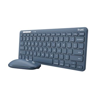 Teclado Wireless + Rato Trust Lyra | Idioma: Italiano | Azul - 1