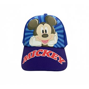 Boné Intantil "Happy" Mickey Mouse - Disney TMS-DSCL-0010 Azul Escuro | Tamanho 52 - 1