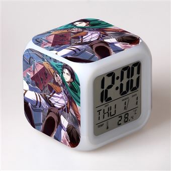 Despertador Infantil HSMY | LED | Multifuncional Colorido | Attack on Titan 9 - 1