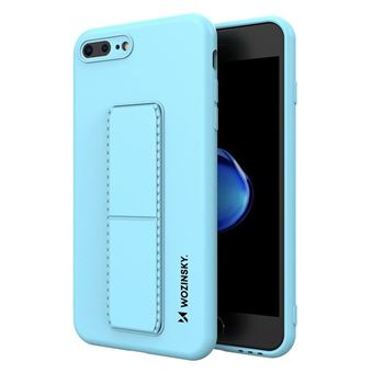 Capa Silicone Lmobile Kickstand para Iphone 7 Plus/ 8 Plus Azul Claro - 1