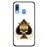Capa Hapdey para Samsung Galaxy A40 2019 Design Ás de Espadas Caveira em Silicone Flexível e TPU Preto_0