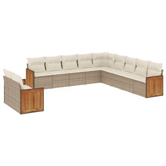Conjunto de Mobiliário de Exterior VidaXL 3260210 - 1