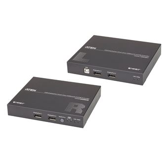 Extensor Kvm ATEN Extensão KVM USB DisplayPort Dual View HDBaseT™ 2.0 (4K a 100 m para Vista Individual) | Preto - 1