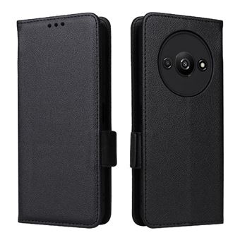 Capa FOXDOCK para Xiaomi Redmi A3 | Prova de Choque | Magnética| TPU | Suporte para Cartão | Preto - 1