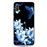 Capa Magunivers para Samsung Galaxy A50 e TPU Impressão Padrão Flor-Azul_2