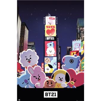 Maxi Poster BT21 Times Square | 61x91.5cm - 1