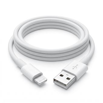 Cabo Lightning Universal NEDISDERTIS | 1M | Compatível com iPhone 5 até ao iPhone 14, SE e iPad | Branco - 1