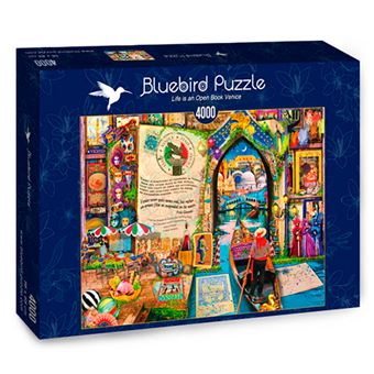 Puzzle BLUEBIRD 70259-P Life is an Open Book Venice | 4000 Peças - 1