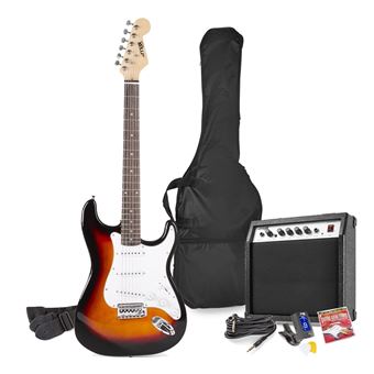 Guitarra Max GigKit | Castanho, Branco - 1