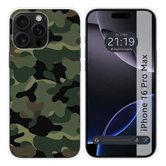 Capa de silicone TUMUNDOSMARTPHONE para Iphone 16 Pro Max (6.9) | Design camuflado - 1