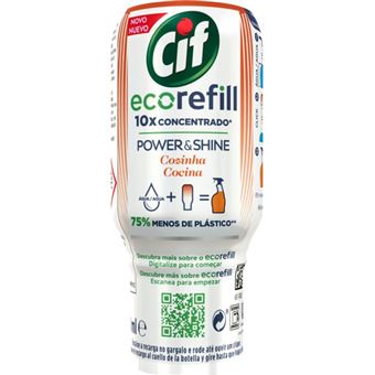 Produto de Limpeza de Cozinha Cif Eco Power & Shine Recarga Spray | 70 ml - 1