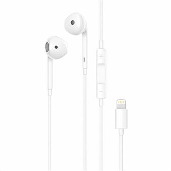 Auriculares Lightning com Regularizador de Som New Science L-8 | Branco - 1