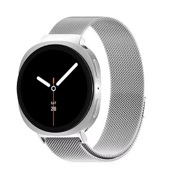 Bracelete Milanese com Fecho Magnético GIFT4ME para Samsung Galaxy Watch8 44mm Bluetooth + 4G | Cinza - 1
