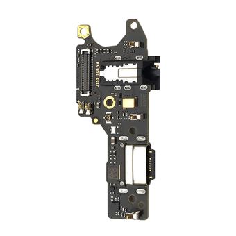 Conector de Carregamento Clappio para Xiaomi Redmi Note 9 | USB Tipo-C e Conector de 3,5 mm - Preto - 1