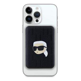 Powerbank Karl Lagerfeld | MagSafe | 5000mAh | Design de Cabeças Karl | Preto - 1