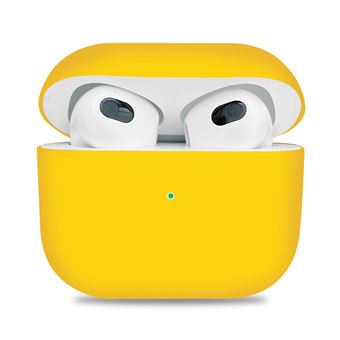 Capa Silicone Amarelo Separável para AirPods 3 - 1