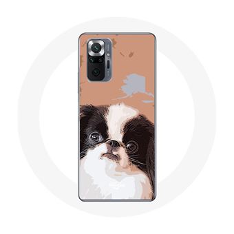 Capa Maniacase para Xiaomiredmi Note 10 Pro Spaniel Japonês Preto E Branco Raça de Cãos - 1