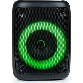 Coluna Bluetooth Party | Tamanho S | 30 W | Efeitos de luz LED e microfone com fios | Preto - 1