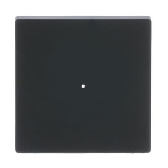 Placa de Parede e Cobertura de Interruptor Busch-Jaeger 6230-10-885 | Preto - 1