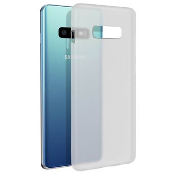 Capa Avizar para Samsung Galaxy S10e de Silicone Flexível e Antimarcas Branco - 1