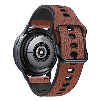 Bracelete PU 22mm, textura litchi, ajustável, cinta com vários orifícios, castanho claro Magunivers para Huawei Watch GT3 46mm/GT Runner - 1