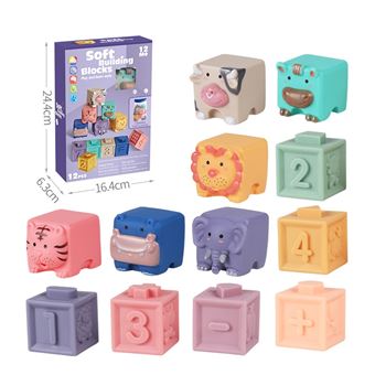 Cubo Sensorial de Empilhar CO-Phénix | 12 Peças - 1