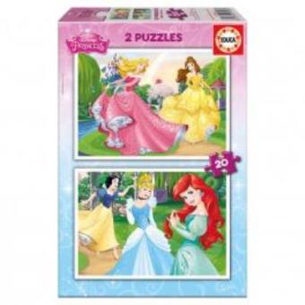 Puzzle Educa Princesas 2x20 Peças - 1