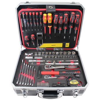 Mala Ferramentas MADER Hand Tools com Trolley | 142 Peças Chrome Vanadium - 1